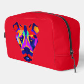 Alexander's Dog rode dopp kit toilettas Toilettasje (Rechterhoek)