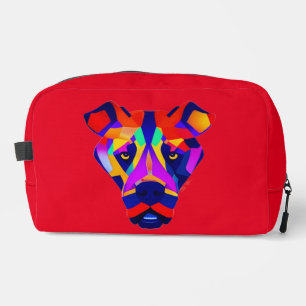 Alexander's Dog rode dopp kit Toilettasje