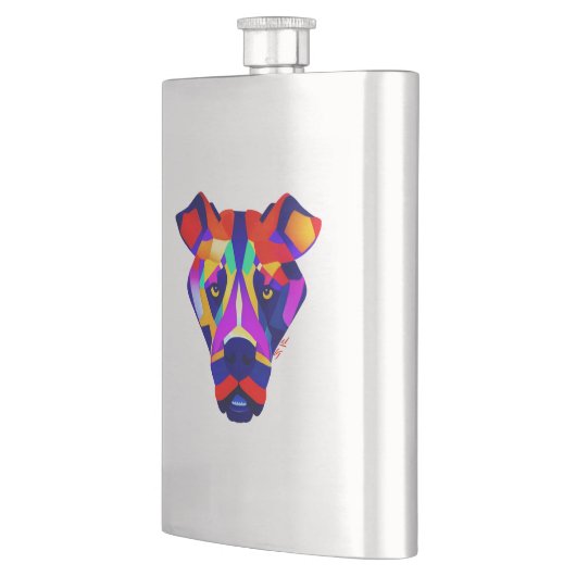 Alexander's Dog roestvrij stalen kolf Flacon (Links)