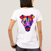 Alexander's Dog vrouwen witte T-shirt achterkant (Achterkant)