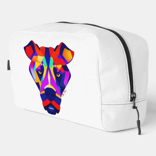 Alexander's Dog white dopp kit Toilettasje (Rechterhoek)