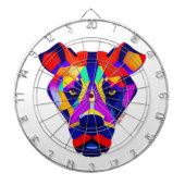 Alexander's Dog wit dartboard Dartbord (Voorkant)
