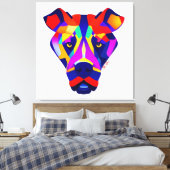 Alexander's Dog witte canvasprint Canvas Afdruk (Insitu (Slaapkamer))