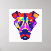 Alexander's Dog witte canvasprint Canvas Afdruk (Voorkant)