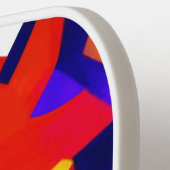 Alexander's Dog witte Pickleball Paddle (Links Detail)