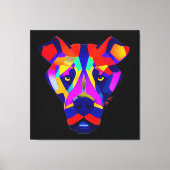 Alexander's Dog zwart canvasprint Canvas Afdruk (Voorkant)