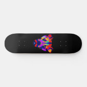Alexander's Dog zwart skateboard (Horizontaal)
