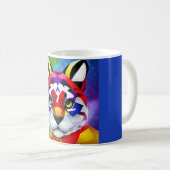 Alexander's kat blauwe mok (Voorkant rechts)