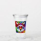 Alexander's kat helder acryl tumbler acryl drinkbeker (Voorkant)