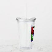 Alexander's kat helder acryl tumbler acryl drinkbeker (Rechts)