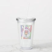 Alexander's kat helder acryl tumbler acryl drinkbeker (Achterkant)