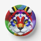 Alexander's kat papieren schalen kommen (Voorkant)