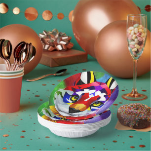 Alexander's kat papieren schalen papieren kommen