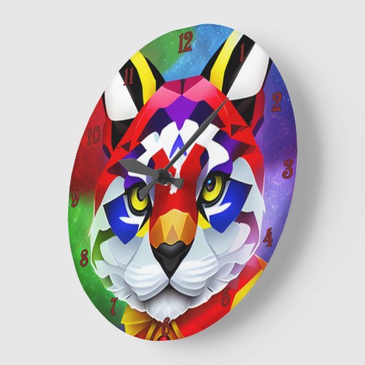 Alexander's kattenwandklok grote klok (Hoek)