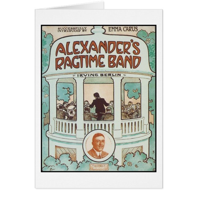 Alexander's Ragtime Band  Songbook Hoesje (Voorkant)