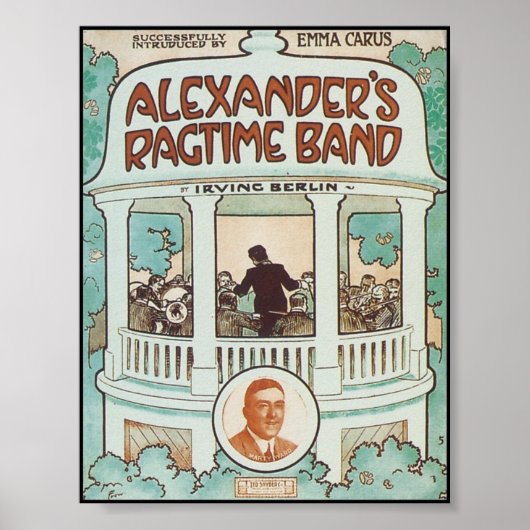 Alexander's Ragtime Band  Songbook Hoesje Poster (Voorkant)