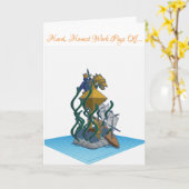 "Alexander's Triumph" - Gefeliciteerd Kaart (Gele Bloem)