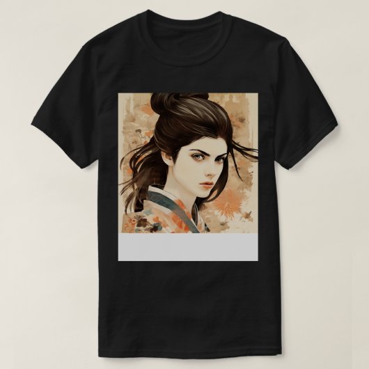Alexandra Daddario UkiyoE T-shirt (Design voorkant)