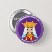 Alexandra de Rome Ronde Button 5,7 Cm (Voorkant /achterkant)