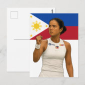 Alexandra Eala – Guadalajara Kampioen 2025 Briefkaart (Voorkant / Achterkant)