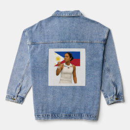 Alexandra Eala – Guadalajara Kampioen 2025 Denim Jacket
