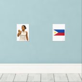 Alexandra Eala – Guadalajara Kampioen 2025 Muurkunst Sets (Houten vloer)