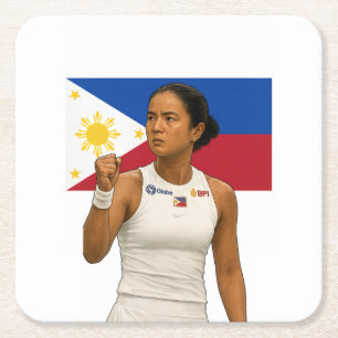 Alexandra Eala – Guadalajara Kampioen 2025 Onderze Kartonnen Onderzetters