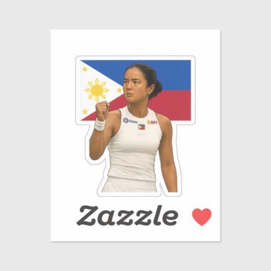 Alexandra Eala – Guadalajara Kampioen 2025 Sticker (Vel)