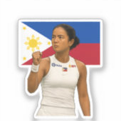Alexandra Eala – Guadalajara Kampioen 2025 Sticker (Voorkant)