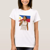 Alexandra Eala – Guadalajara Kampioen 2025 T-shirt (Voorkant)