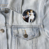 Alexandra en Alexei Ronde Button 5,7 Cm (In situ)