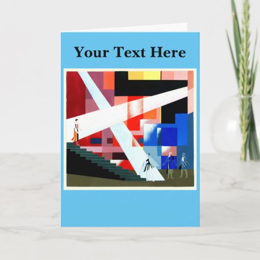 Alexandra Exter Bedankkaart (Voorkant)