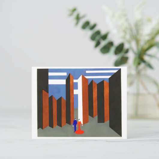 Alexandra Exter Feestdagenkaart (Staand voorkant)