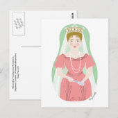 Alexandra Feodorovna Romanova Matryoshka-Briefkaar Briefkaart (Voorkant / Achterkant)