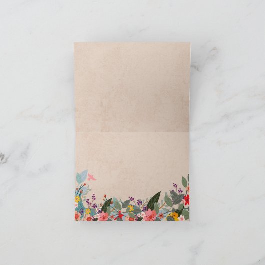 Alexandra Folded Foto Hartelijk dank Bedankkaart (Binnen)