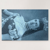 Alexandra van Denemarken, prinses blauw Legpuzzel (Horizontaal)