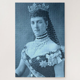 Alexandra van Denemarken, prinses blauw Legpuzzel