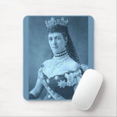 Alexandra van Denemarken, prinses blauw Muismat (Met muis)