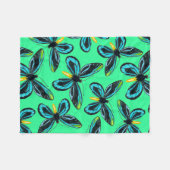 Alexandra's vogelvleugelvlinder fleece deken (Voorkant (Horizontaal))