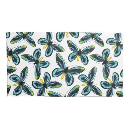 Alexandra's vogelvleugelvlinder kussensloop (Achterkant-Rechts)