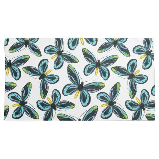 Alexandra's vogelvleugelvlinder kussensloop (Voorkant-Rechts)