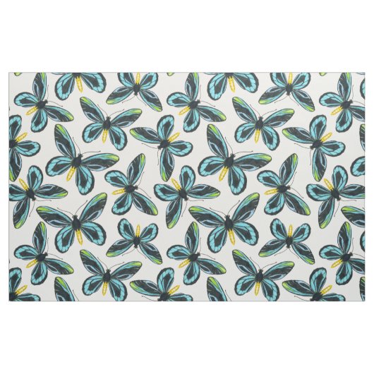 Alexandra's vogelvleugelvlinder stof (Fat Quarter)