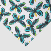 Alexandra's vogelvleugelvlinder tissuepapier (Detail)