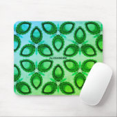 ALEXANDRE ~ Abstract groen patroon ~ gepersonalise Muismat (Met muis)