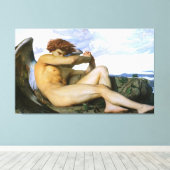 Alexandre Cabanel - Gevallen engel Canvas Afdruk (Insitu (Houten vloer))