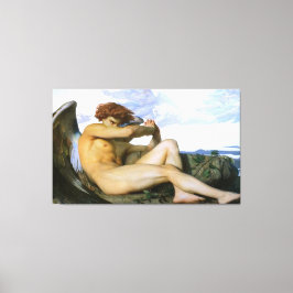 Alexandre Cabanel - Gevallen engel Canvas Afdruk