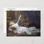 Alexandre Cabanel - Ophelia Briefkaart (Voorkant / Achterkant)