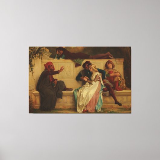 Alexandre cabanel Premium Wrapped Canvas (gloss) Afdruk (Voorkant)
