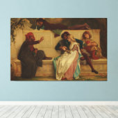 Alexandre cabanel Premium Wrapped Canvas (gloss) Afdruk (Insitu (Houten vloer))