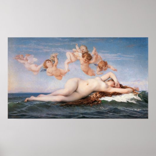 Alexandre Cabanel The Birth of Venus Poster (Voorkant)